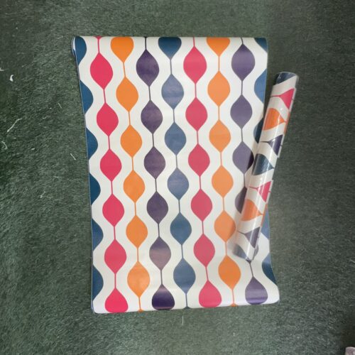 Papier Peint "Motif Gouttes Rétro Mid-Century"
Papier Peint Intissé Motif Ovale Rétro – Couleurs Vives Pop et Mid-Century
autocollant 10m*0.45cm