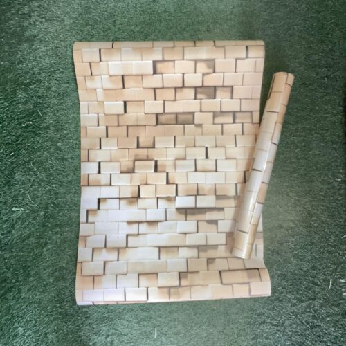 Papier Peint "Briques 3D Effet Vieilli"
​ Papier Peint Intissé Effet Briques 3D Clair – Relief Visuel et Ambiance Loft
autocollant 10m*0.45cm